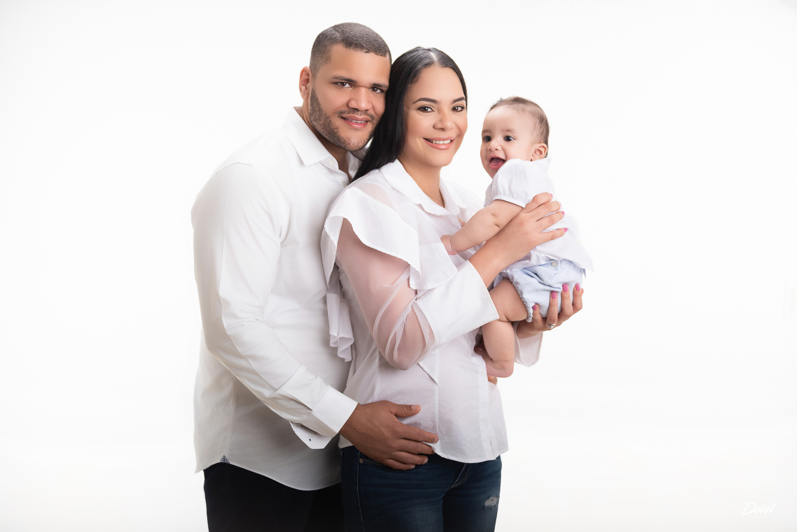 Fotos para familias en estudio fotográfico en Santo Domingo