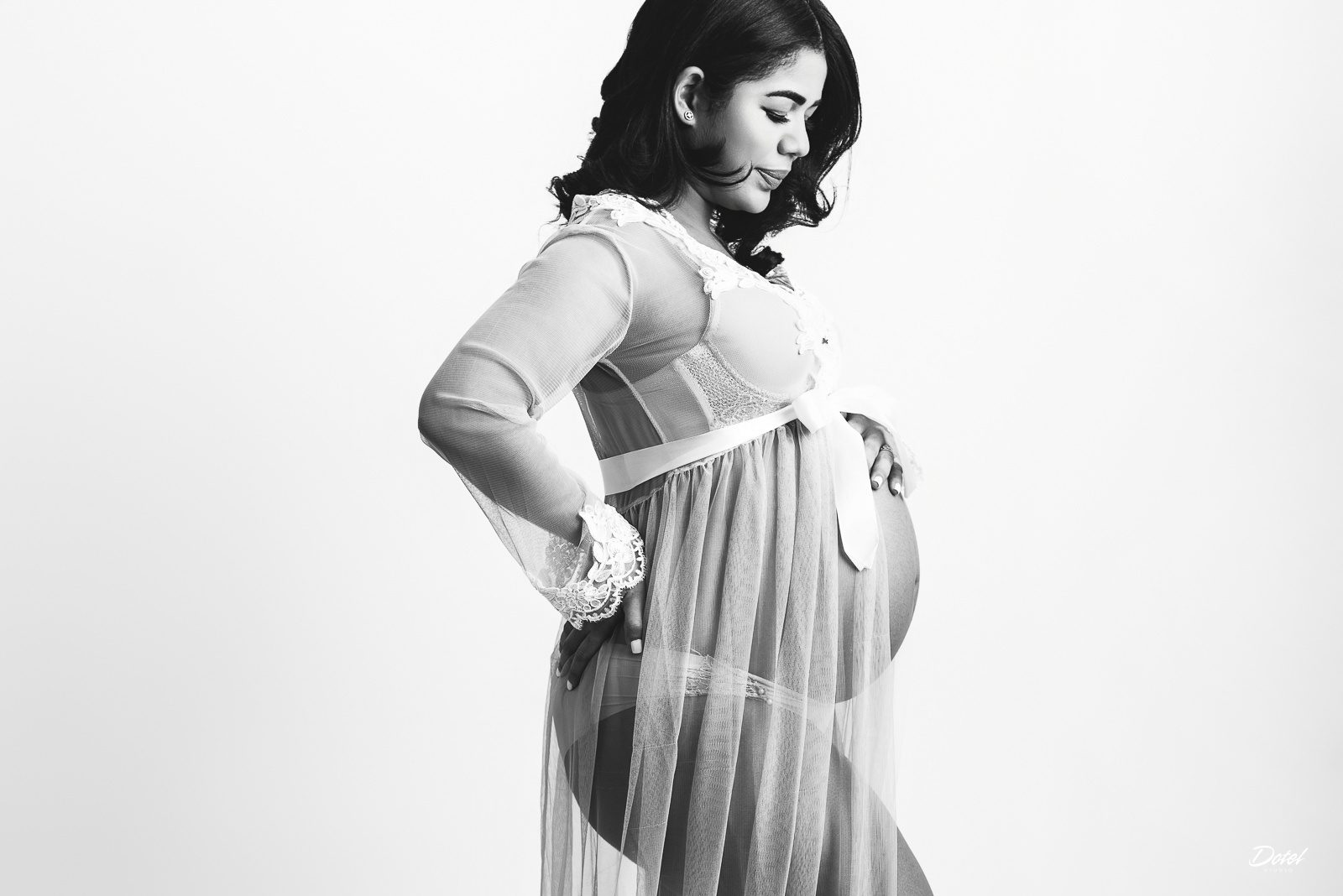 Fotos del embarazo de Perla en nuestro foto estudio en Santo Domingo, República Dominicana