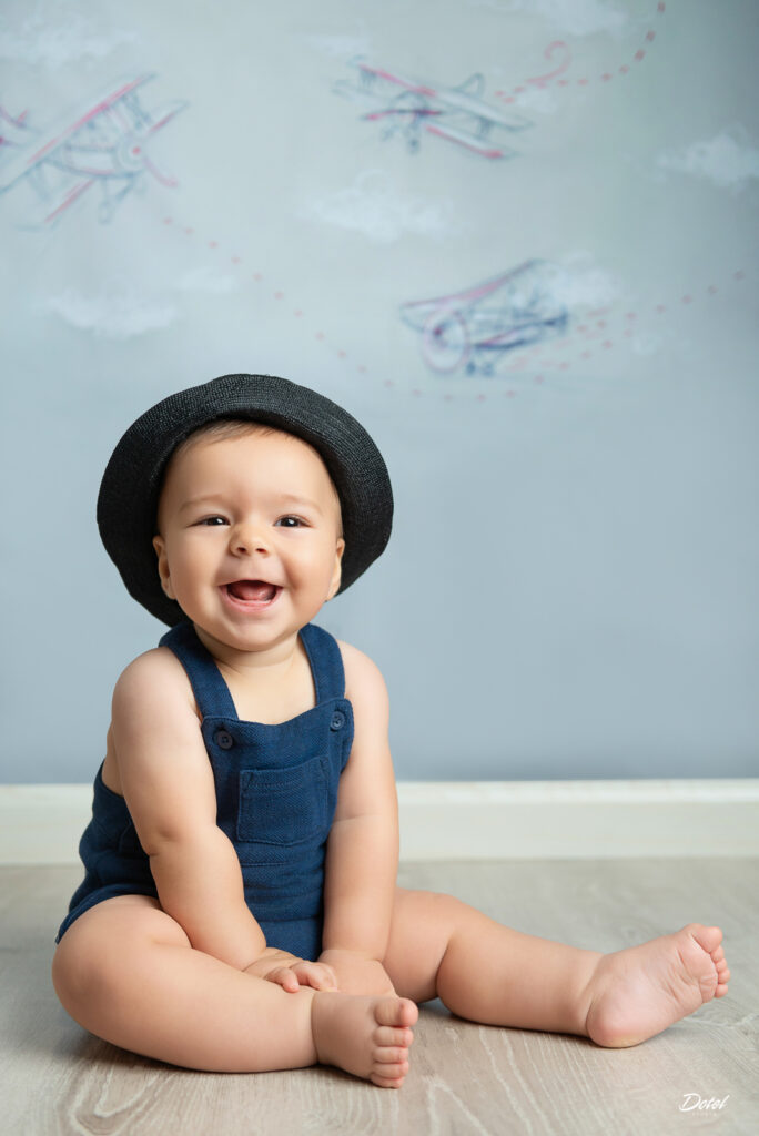 Fotos en estudio del primer cumpleaños del bebe Juan Martin en Santo Domingo